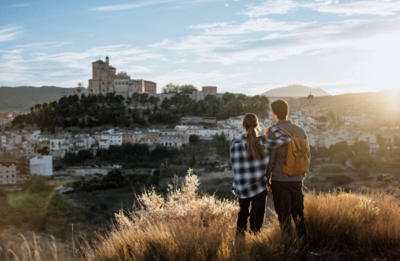 The Camino de Levante hiking and religious pilgrimage route to Caravaca de la Cruz