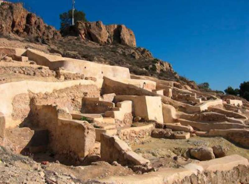 A great walk up the castle hill of Yecla and through the old town