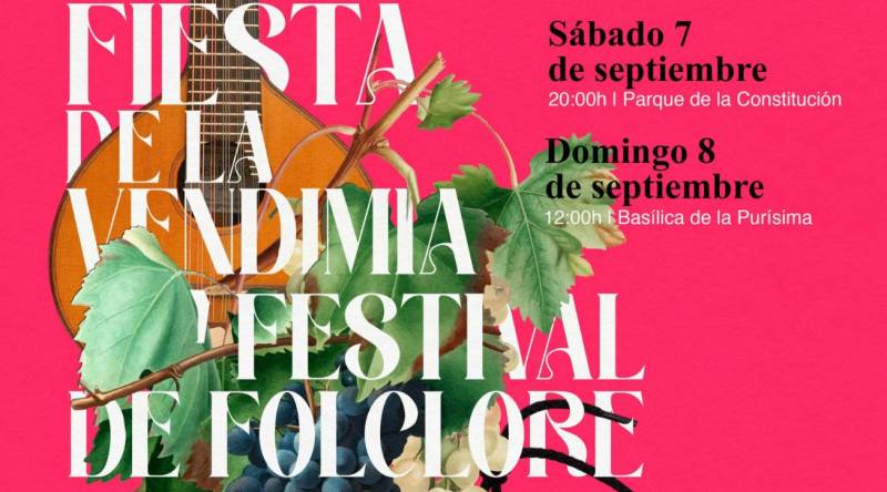 September 7 and 8 Fiestas de la Vendimia in Yecla