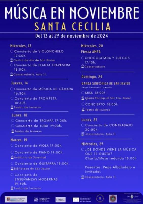 November 14-27 A celebration of music in San Javier