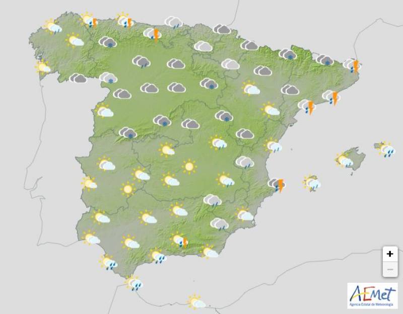 Snow, rain and wintery temperatures: Spain weather forecast Dec 9-12