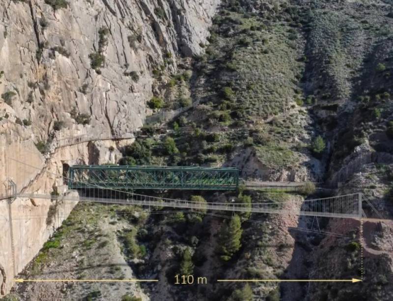 Caminito del Rey to expand with Spain's largest pedestrian suspension bridge