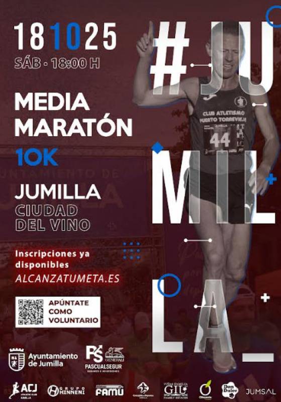October 18 Jumilla Half-Marathon and 10-km race