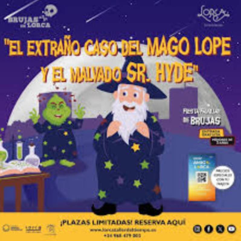 October 26 Mystery Halloween tour of Lorca castle for children