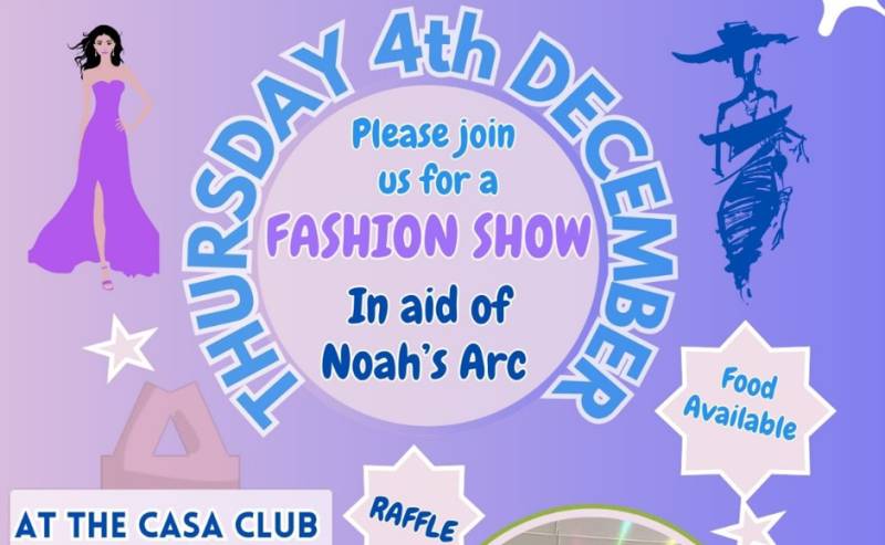 December 4 Charity fashion show brings glitz and glamour to Camposol in aid of Noah’s ARC