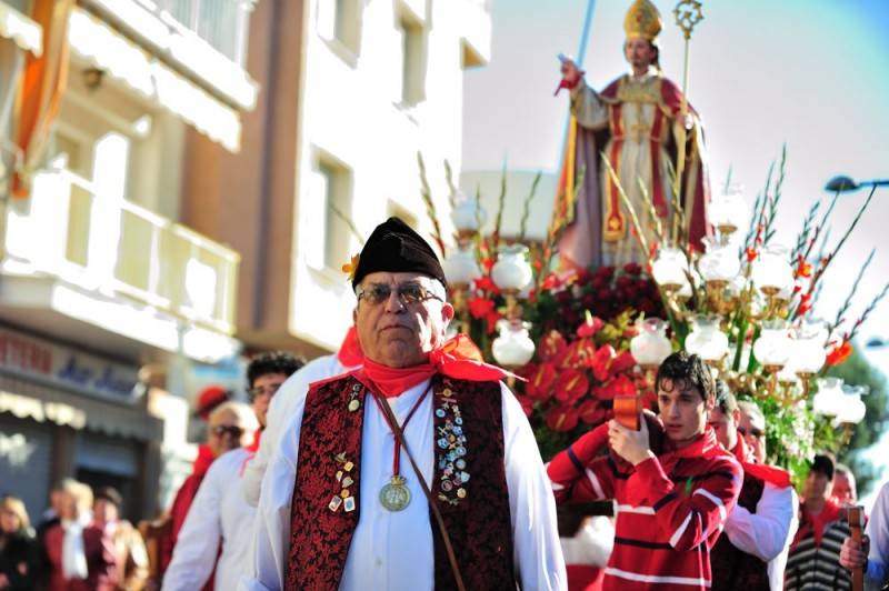 January 25 and February 3 the Feast Day of San Blas in Santiago de la Ribera
