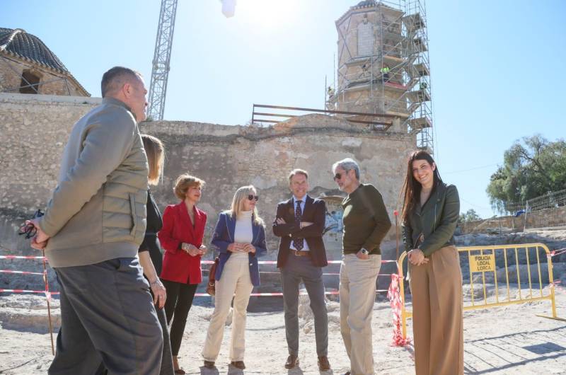Restoration work continues at the church of San Juan in Lorca