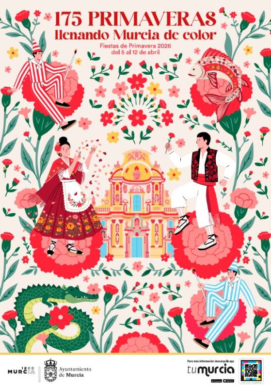 April 4 to 12 Fiestas de Primavera 2026 in the city of Murcia