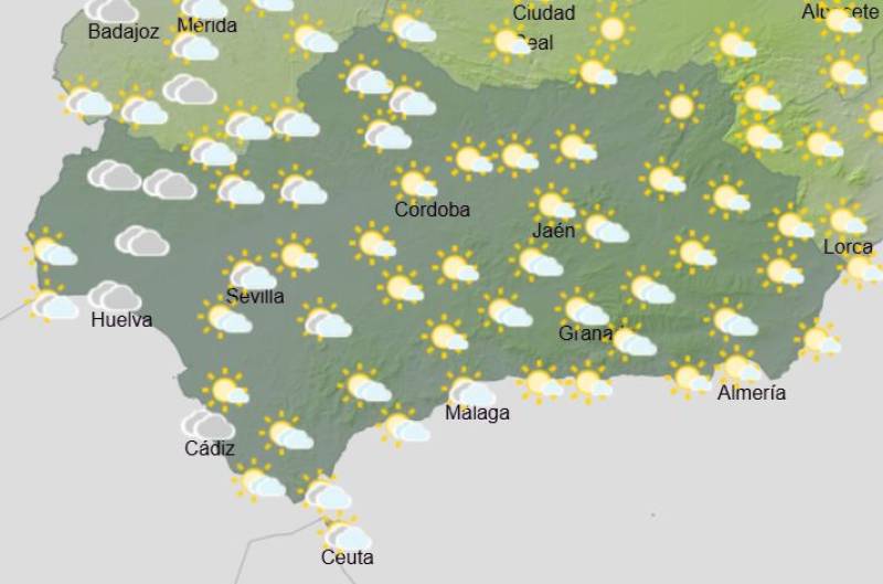 Rain set to return this week as sunny Easter comes to a close in Andalucía: Weather forecast April 6-9