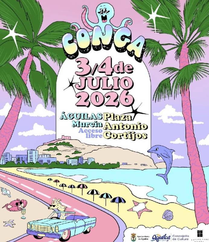 July 3 and 4 Conga Festival in Aguilas!