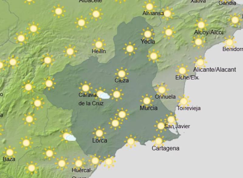Murcia weekly weather forecast May 11-14