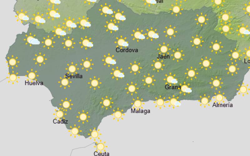 Andalucía weekly weather forecast May 25-28: Bright skies, warm afternoons and persistent winds in Cádiz