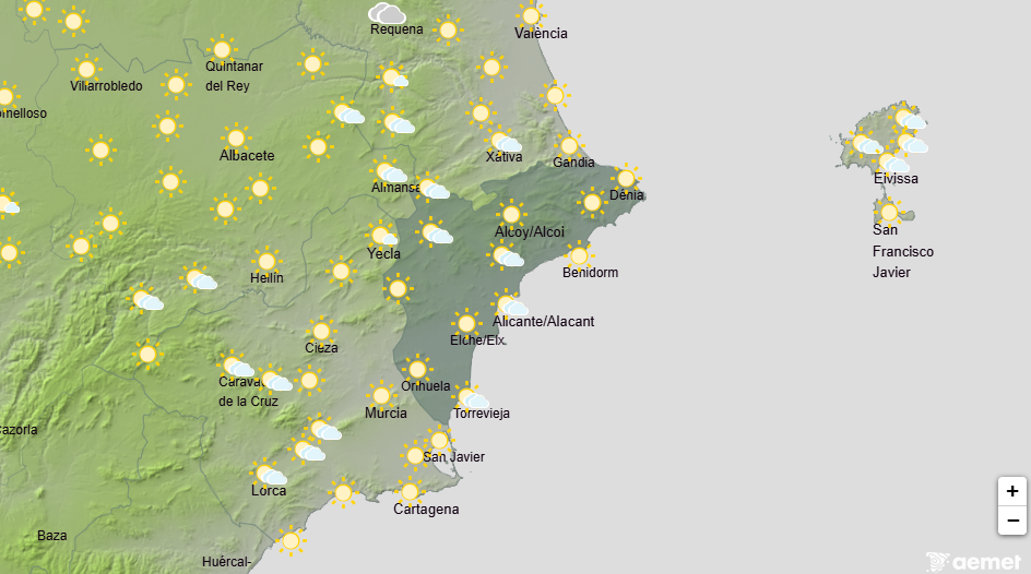 Hot and sunny week ahead: Alicante weather forecast June 15-18