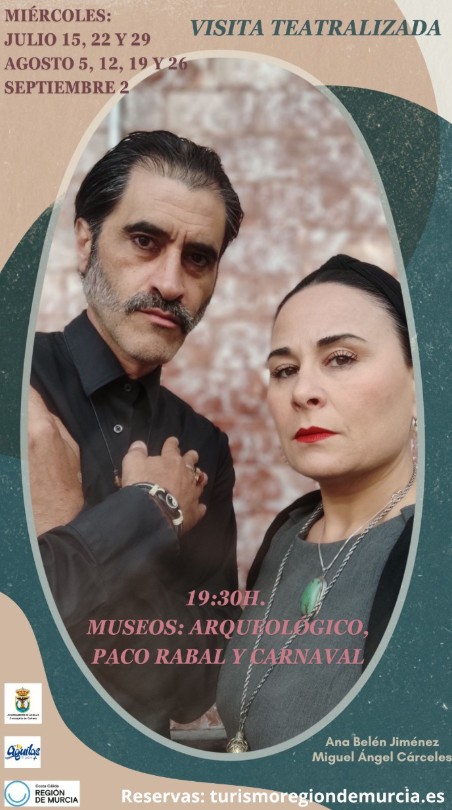 July 22 Free dramatized tour of three museums in Aguilas