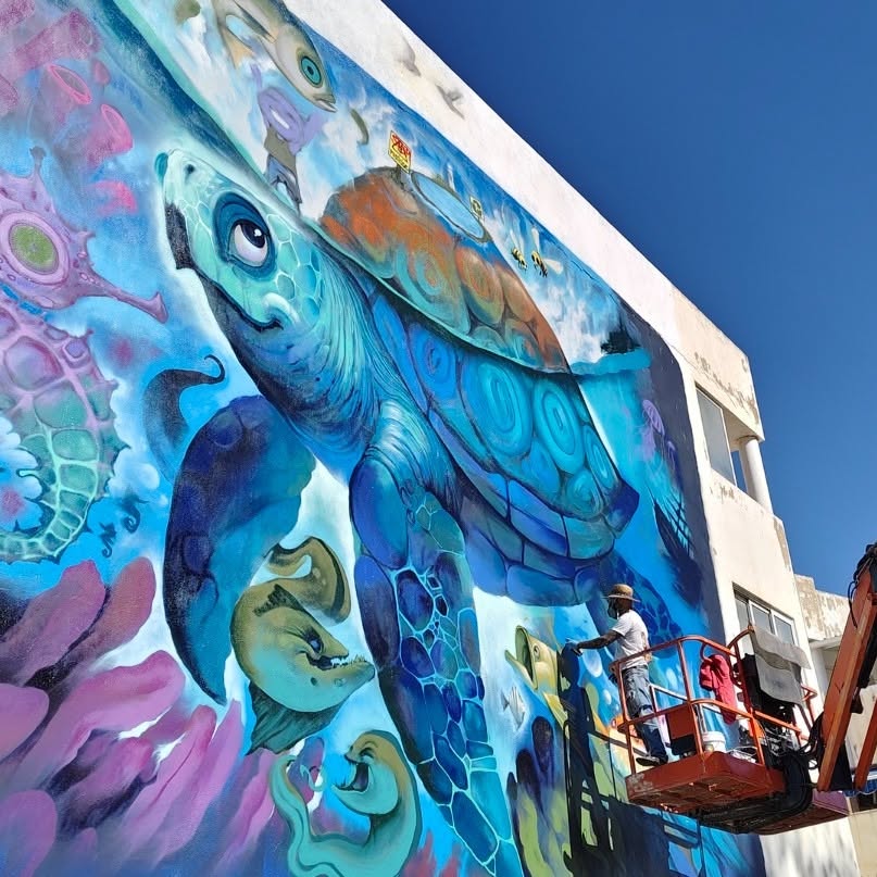 June 20 Free guided cycling tour of open-air urban art in Los Alcazares