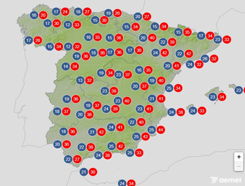 Third summer heatwave hits Spain: Weather forecast July 20-23