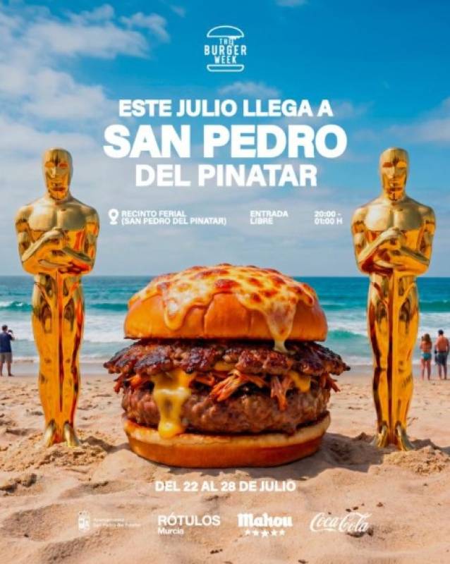 July 22 to 28 The Burger Week in San Pedro del Pinatar