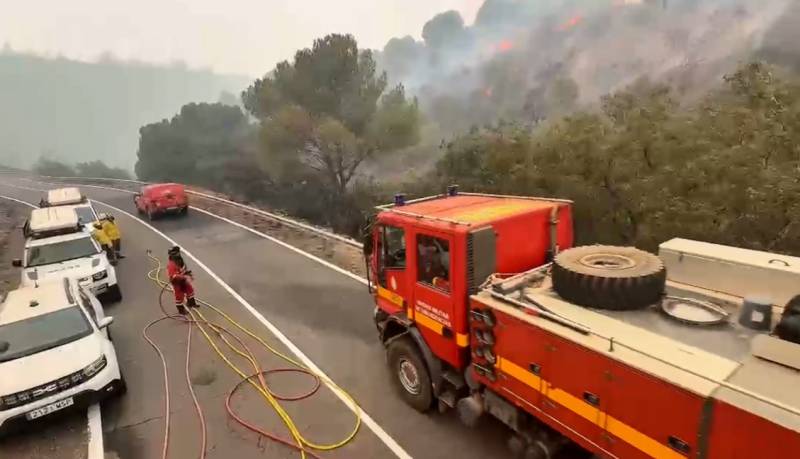 The Niebla wildfire has now burned through 20,000 hectares and authorities admit it is beyond their ability to extinguish it
