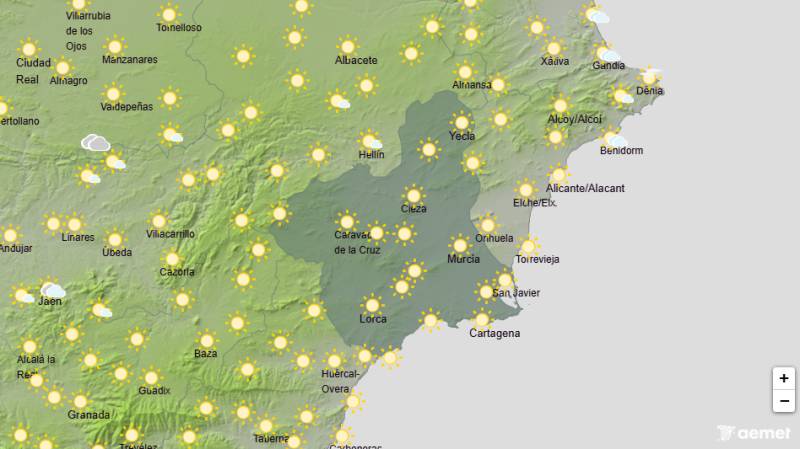 Storms, hail and rain on the way: Murcia weather forecast August 20-23