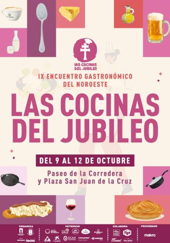 October 9 to 12 Las Cocinas del Jubileo gastronomy event during the Fair of Caravaca