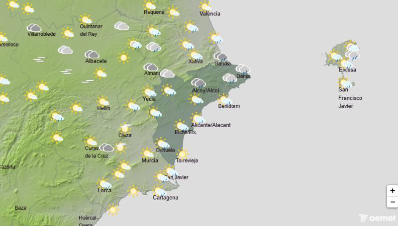Storms and heavy rain before sunshine returns: Alicante weekend weather forecast September 17-20