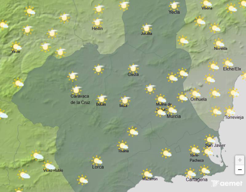 Murcia weather forecast Oct 8-11: Chilly nights ahead but the sun returns for the long weekend