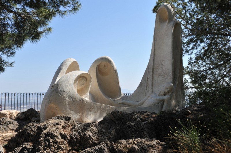 The Via Crucis in Totana, stunning sculpture set in the beautiful Sierra Espuna